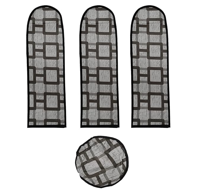 Waterproof & Dustproof Three Blade Grey Ceiling Fan Cover (Imported)