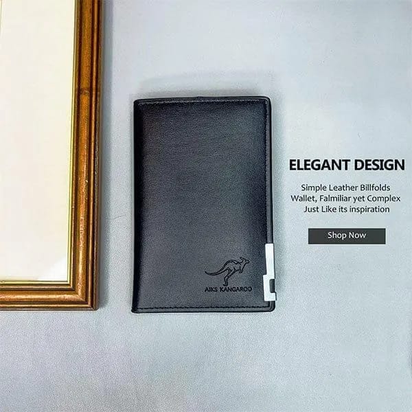 Mini Kangaroo Leather Wallet Pocket Friendly