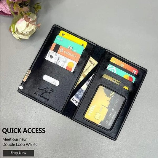 Mini Kangaroo Leather Wallet Pocket Friendly