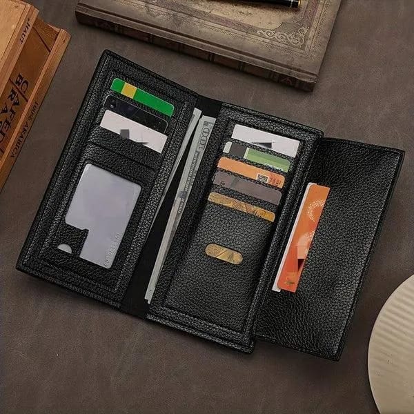 Men's Patterned Trifold Wallet