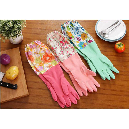 Waterproof household silicon gloves