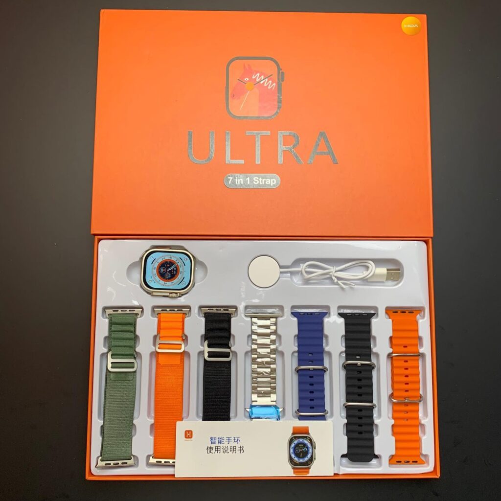 Ultra 7 In 1 Smart Watch With Free Airbuds